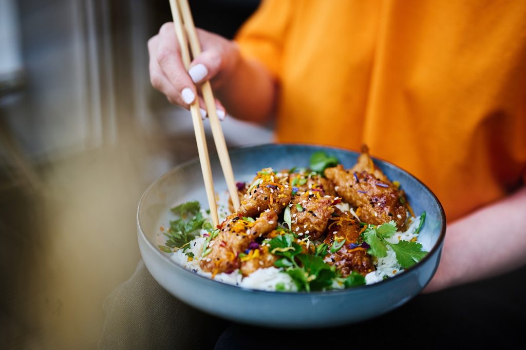 Huhn, asiatische Küche, Lebensmittel